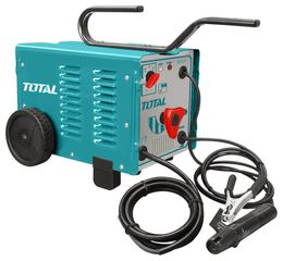 Ηλεκτροσυγκόλληση MMA TOTAL TW11601 160A με θερμικό ασφαλείας & ρόδες για εύκολη μεταφορά
