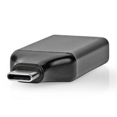 Αντάπτορας NEDIS CCGP64350GY από USB 3.2 Type-C αρσενικό σε DisplayPort θηλυκό σε μαύρο/γκρι