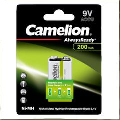 Μπαταρία επαναφορτιζόμενη Camelion Always Ready - έτοιμη προς χρήση 9V Camelion Nh9V200Ar-Bp1