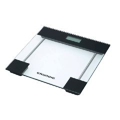 Γυάλινη ψηφιακή ζυγαριά μπάνιου Grundig 18681 με αντιολισθητικά ποδαράκια για σταθερή βάση