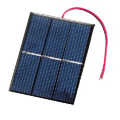 Μικρό φωτοβολταϊκό πάνελ Smm-6V-0,6W 74x62mm για πειράματα, κατασκευές, σχολικές ασκήσεις κ.α.