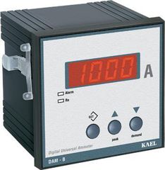 Ψηφιακό αμπερόμετρο πόρτας-πίνακος 1Φ 1-10000A 96x96mm εντολής KAEL DAM-B-96