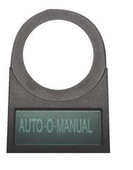 Πινακίδα - ετικέτα ένδειξης AUTO MANUAL τύπος YD35 για μπουτόν & λυχνίες Φ22
