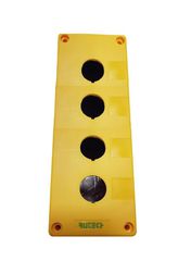 Μπουτονιέρα επίτοιχη κενή τεσσάρων οπών Φ22 PV4B