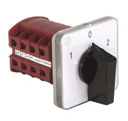 Διακόπτης περιστροφικός (έκκεντρου) PS2511U αναστροφής 2-0-1 3Χ25Α