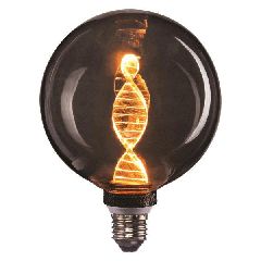 Λάμπα Led Globe Filament dna smoky G125 E27 4W 220-240V θερμό φως 1800k 55lm 360° dimmable