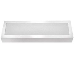 Led φωτιστικό επίτοιχο ορθογώνιο 180x60mm λευκό 1.3W 230V ψυχρό φως στεγανό IP54