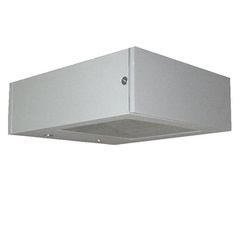 Φωτιστικό επίτοιχο για λάμπα G9 230V τετράγωνο γκρι διπλής κατεύθυνσης αλουμινίου στεγανό IP54