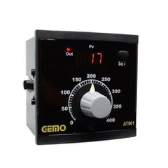 Αναλογικό θερμόμετρο πίνακα GEMO AT961 για θερμοστοιχείο J από 0 έως 400 °C 96x96x97mm