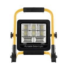 Ηλιακός φορητός προβολέας Led Hsl-2350-50W ψυχρό φως 6000k με λειτουργία powerbank