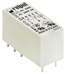 Ρελέ τυπωμένου κυκλώματος 8A RELPOL RM84.5110 2 επαφών PCB 110V AC