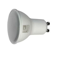Λάμπα led GU10 3W 230V 3000k θερμό λευκό φως δέσμης 120° 270 lumen Ø50mm
