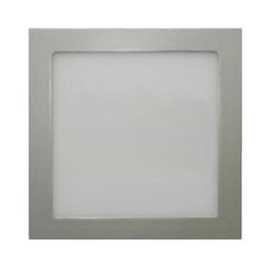 Led panel γκρι τετράγωνο χωνευτό 20W 230V 4000k ενδιάμεσο λευκό φως 120° 1700lm