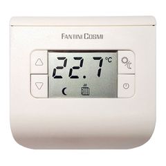 Ψηφιακός θερμοστάτης χώρου λευκός Fantini cosmi CH110 Χειμώνα & Καλοκαίρι (2 μπαταρίες 1,5V)