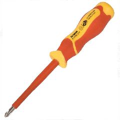 Κατσαβίδι σταυρός VDE 1000V PH2x100 x 205mm WEN 2/100 ERGOM