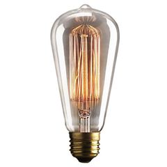 Λάμπα διακοσμητική Edison Ε27 αβοκάντο 40W ντιμαριζόμενη 2200k θερμό λευκό φως 130lumen