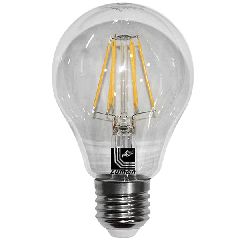 Διακοσμητική λάμπα led αχλάδι E27 8W 230V ντιμαριζόμενη 2800k θερμό λευκό φως 1050lm Α60 COG διάφανη