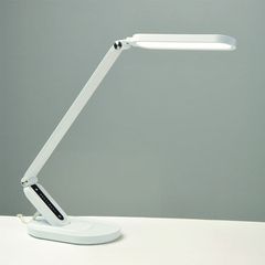 Επιτραπέζιο LED φωτιστικό FRITZ 10W 800lm λευκό CCT DIMMABLE TOUCH SWITCH & USB CHARGER