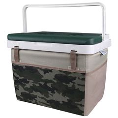 Φορητό ψυγείο KALE TERMOS CAMO FABRIC 20L με υφασμάτινη επένδυση καμουφλάζ και 2 ποτηροθήκες