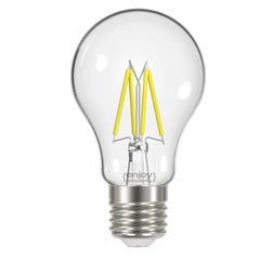 Λάμπα LED Filament A60 CLEAR E27 4W θερμό φως 3000k 470lm δέσμης 320° 15000h