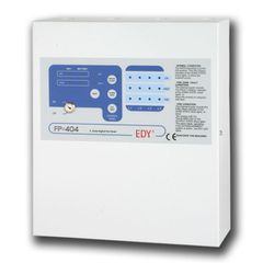 Πίνακας πυρασφαλείας 4 ζωνών 24V με αυτόματη κατάσβεση από ομάδα ζωνών EDY FP-404