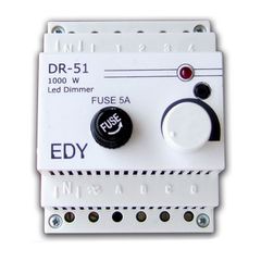 Ρυθμιστής φωτισμού - DIMMER ράγας DR-51 230V 1KW με OPTOCOUPLER για λάμπες LED