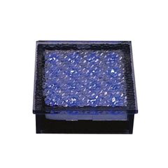 Led πλακάκι δαπέδου τετράγωνο 16X0,1W μπλέ φως στεγανό ΙΡ65