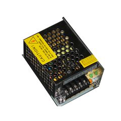 Τροφοδοτικό 24W 1A μεταλλικό 230V στα 24VDC για ταινίες & λάμπες led μη στεγανό IP20
