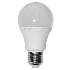 Λάμπα led A60 αχλάδι E27 ισχύος 12W 230V 3000k θερμό λευκό φως 1160 lumen λευκό σώμα ματ πλαστικό κάλυμμα