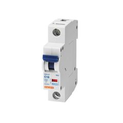 Ασφάλεια αυτόματη μονοφασική (1P) 6A GEWISS Ιταλίας μικροαυτόματος χαρ. καμπύλης C, 6Ka