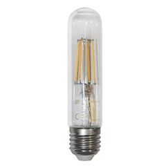 Διακοσμητική λάμπα led E27 σωλήνας 6W 230V ντιμαριζόμενη 2800k θερμό λευκό φως 700lm διάφανη