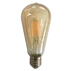 Διακοσμητική λάμπα Led Filament gold E27 10W 230V 2500k θερμό φως 1050lm ντιμαριζόμενη ST64