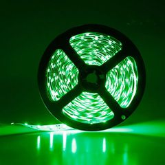 Led ταινία 5m αδιάβροχη 7,2W 24VDC πράσινο φως IP65 εύκαμπτη & αυτοκόλλητη