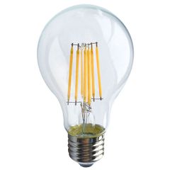 Λάμπα led filament αχλάδι Ε27 6W 230V ντιμαριζόμενη 4000k ενδιάμεσο λευκό φως 695 lumen 30000h