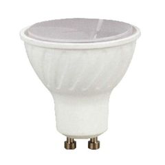 Λάμπα led smd GU10 7W 230V AC ντιμαριζόμενη 4000k ενδιάμεσο λευκό φως δέσμης 100° 540 lumen Ø50