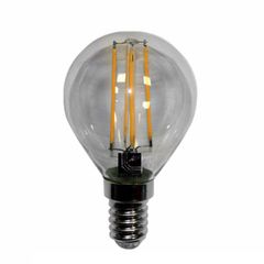 Διακοσμητική λάμπα led Ε14 4W 230V 2800k θερμό λευκό φως σφαιρική G45 διάφανη 450 lumen