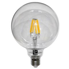 Διακοσμητική λάμπα led Globe E27 Ø125mm 10W 230V ντιμαριζόμενη 2800k θερμό φως 1300lm διάφανη