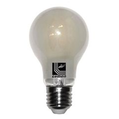 Διακοσμητική λάμπα led αχλάδι Α60 E27 6W 230V 5800k ψυχρό λευκό φως 760lm COG ματ