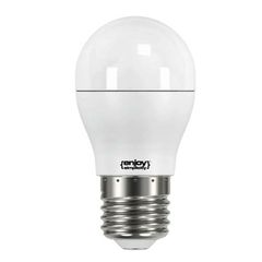 Λάμπα led σφαιρική Φ45 E27 4.9W 230V 6500k ψυχρό λευκό φως δέσμης 240° 470 lumen 15000h