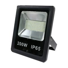 Προβολέας led slim 200W 230V 3000k θερμό λευκό φως 18000lm με smd στεγανός IP65