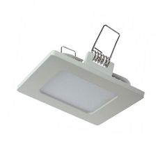 Led panel λευκό τετράγωνο χωνευτό 3W 230V 6000k ψυχρό λευκό φως 120° 240lm
