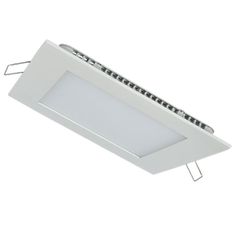 Led panel λευκό τετράγωνο χωνευτό 12W 230V 4000k ενδιάμεσο λευκό φως 120° 900lm