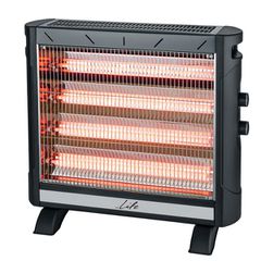 Ηλεκτρική θερμάστρα χαλαζία LIFE QH-101 2750W με 5 θερμαντικές λάμπες & θερμοστάτη