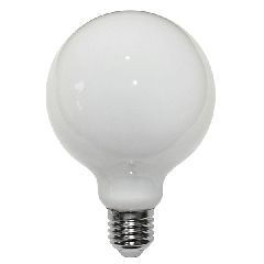 Διακοσμητική λάμπα led Globe Ø95mm E27 10W 230V 4000k ενδιάμεσο λευκό φως 1500lm COG γάλακτος