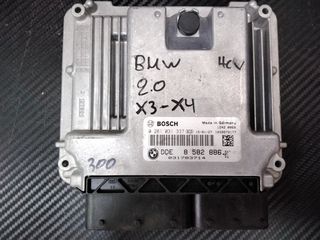 BMW X3,X4 2.0CC ΕΓΚΕΦΑΛΟΣ BOSCH 0 281 031 337,DDE 8582886