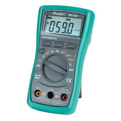 Πολύμετρο ψηφιακό Pro s kit MT-1232 με θήκη και μέτρηση ωμικής συνέχειας με Buzzer