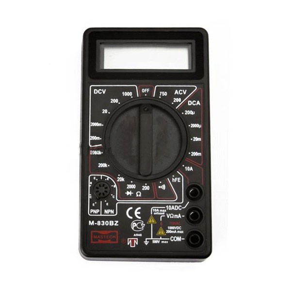 Πολύμετρο ψηφιακό MASTECH M830BZ Basic με BUZZER 70x126x24mm