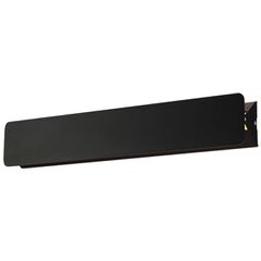 Led επίτοιχο μαύρο φωτιστικό 15W θερμό φως ορθογώνιο με δυνατότητα περιστροφής 900Lm 3000K