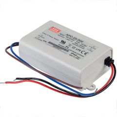 Τροφοδοτικό LED MEAN WELL APC25-500 σταθερού ρεύματος 25W 15-50V στεγανό IP42