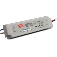 Τροφοδοτικό LED LPC35-1400 MEAN WELL 35W 9-24V στεγανό IP67 με προστασία από βραχυκύκλωμα